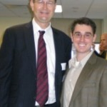 Dr. Bob Anderson & John Libonati in Philadelphia, PA, USA. April 30, 2009 at an NFCA sponsored event where Dr. Anderson described his research and vaccine.